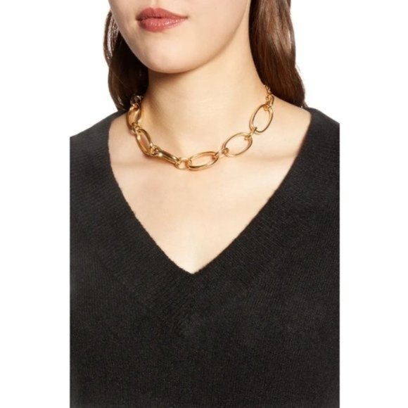 HALOGEN Relaxed V-Neck Long Sleeve Sweater in Black - NWT - Size XS - Picture 4 of 5